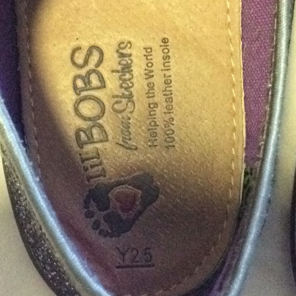 Bob’s Girls, sparkle, sneakers, size 2.5. - Picture 6 of 8
